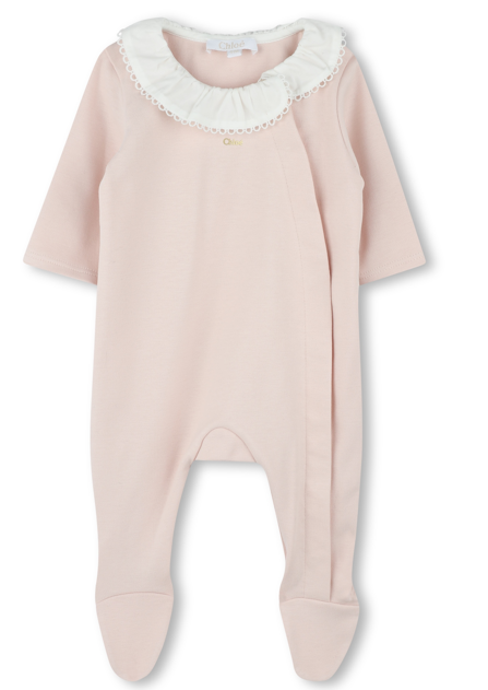 CHLOE FOOTIE W/2 BIBS (3M-6M)