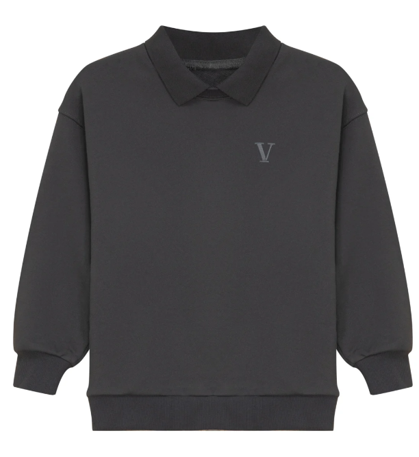 CALLA LILI BOY SWEATSHIRT W/COLLAR (3-12Y)