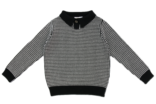 COCO BLANC BOYS COLLARED SWEATER (2-8Y)