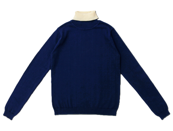COCO BLANC COLORBLOCK TURTLENECK(14-20Y)