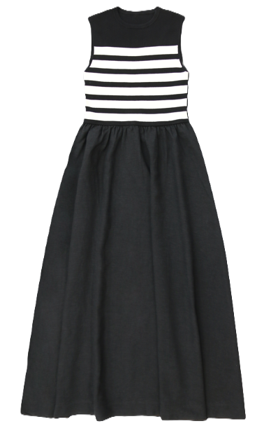 COCO BLANC STRIPED MAXI DRESS (12-20Y)