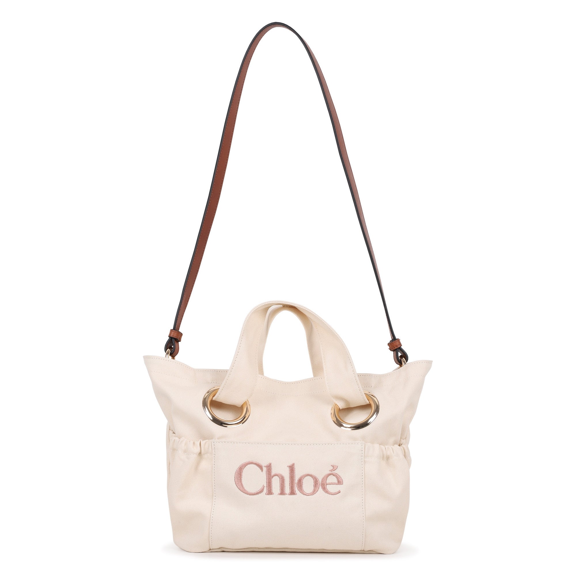 CHLOE CANVAS TOTE BAG (OS)