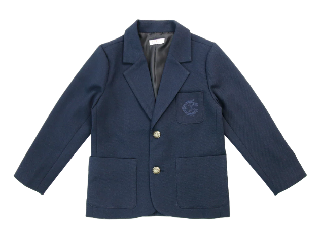 COCO BLANC BLAZER W/EMB ON POCKET (4-10Y)