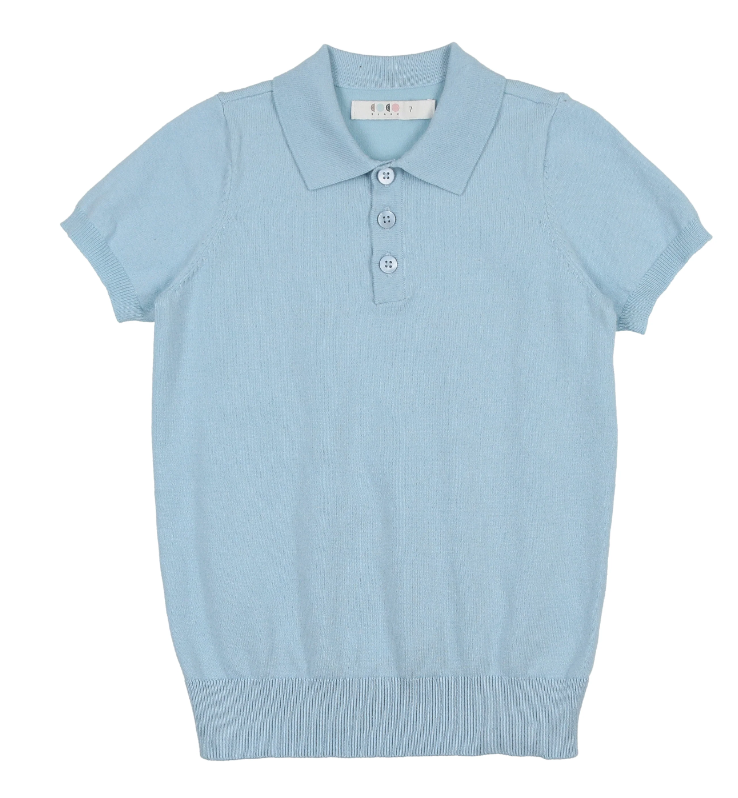 COCO BLANC BOYS KNIT POLO TOP (3-7Y)