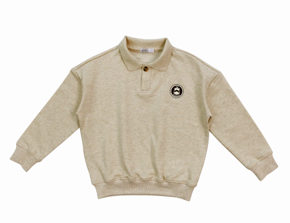 COCO BLANC BOYS POLO SWEATSHIRT (3-12Y)
