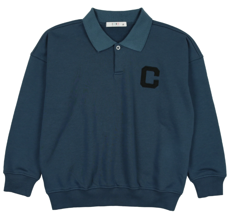 Coco Blanc Boys Polo BLUE Coco Blanc Boys Polo BLUE