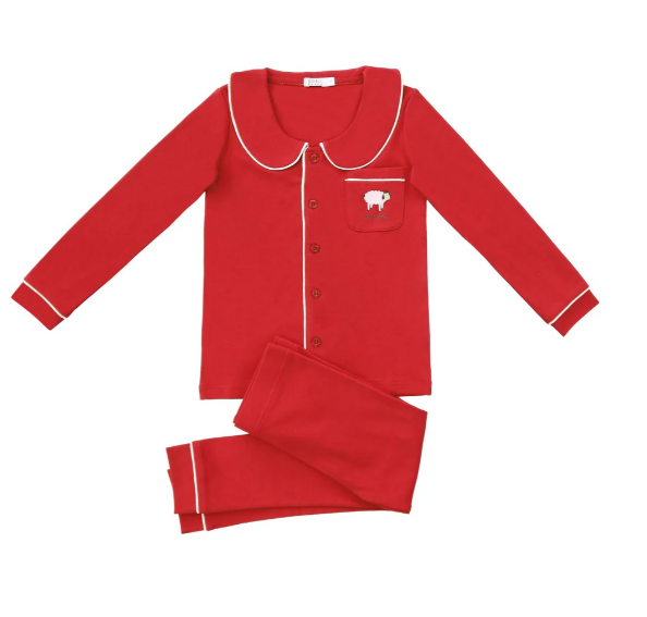 COCO BLANC COLLARED PAJAMAS (18M-16Y)