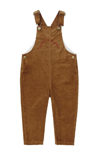 COCO BLANC LONG CORDUROY OVERALLS (12M-3Y)