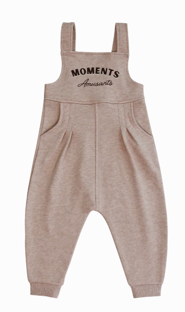COCO BLANC FRENCH TERRY OVERALL (12M-2Y)