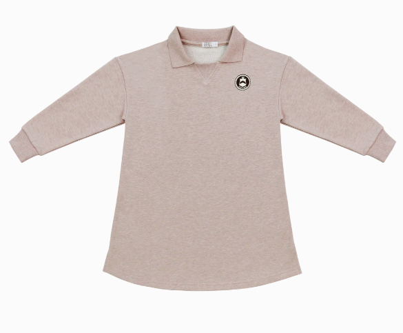COCO BLANC FRENCH TERRY SWEATSHIRT DRESS(2-12Y)