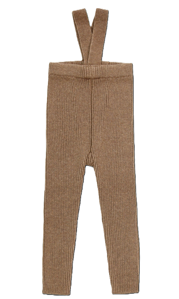 COCO BLANC KNIT SUSPENDER LEGGINGS (12M-3Y)