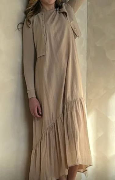 Coco Blanc Maxi Jumper - Taupe Coco Blanc Maxi Jumper - Taupe
