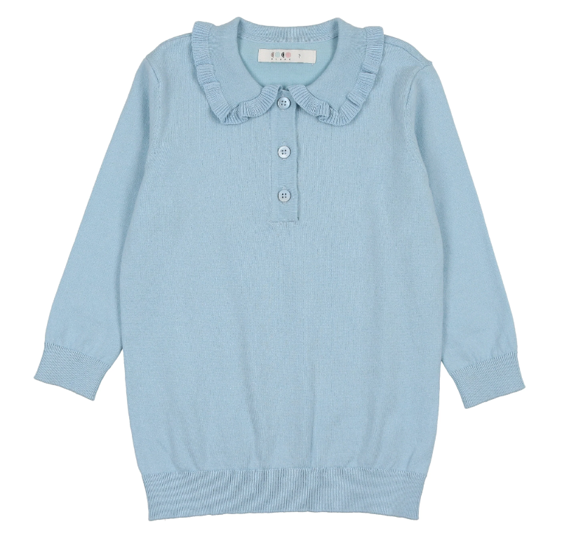 COCO BLANC RUFFLE COLLAR SWEATER (6-16Y)