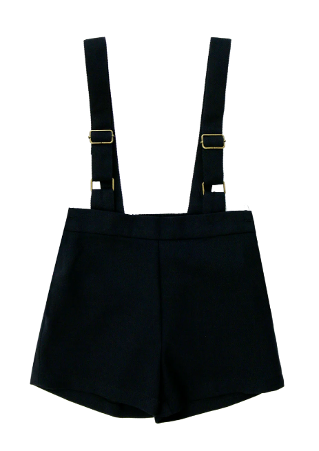 COCO BLANC SUSPENDER SHORTS (18M-5Y)