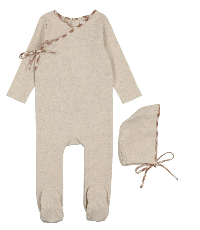 COCO BLANC WRAP FOOTIE (3M-9M)