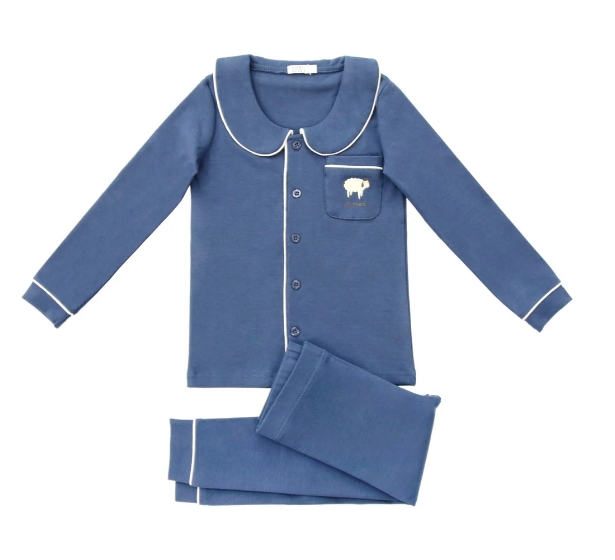 COCO BLANC COLLARED PAJAMAS (18M-16Y)