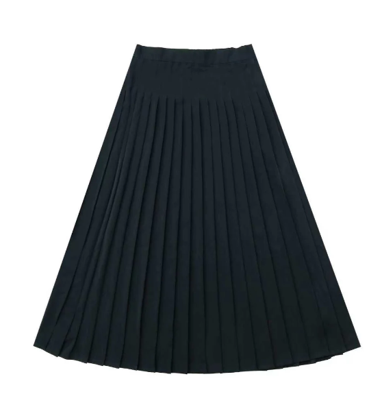 COCO BLANC PLEATED SILK SKIRT (12-20Y)
