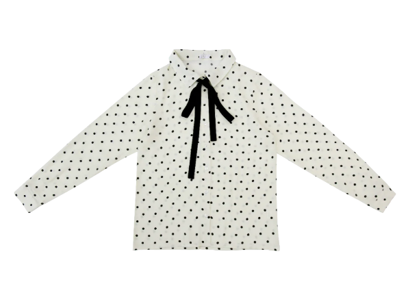 COCO BLANC POLKA DOT BLOUSE (12-20Y)