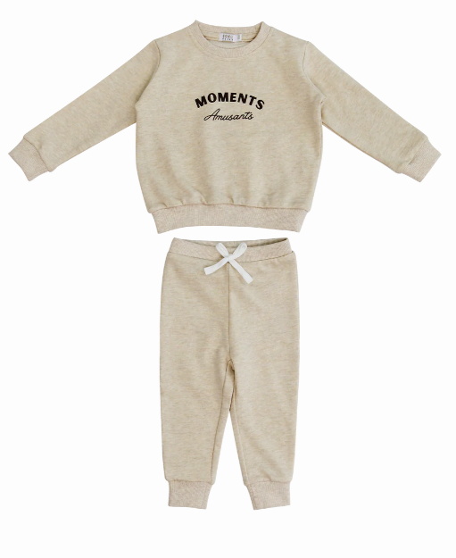 COCO BLANC SWEATSHIRT SET W/PANTS (12M-2Y)
