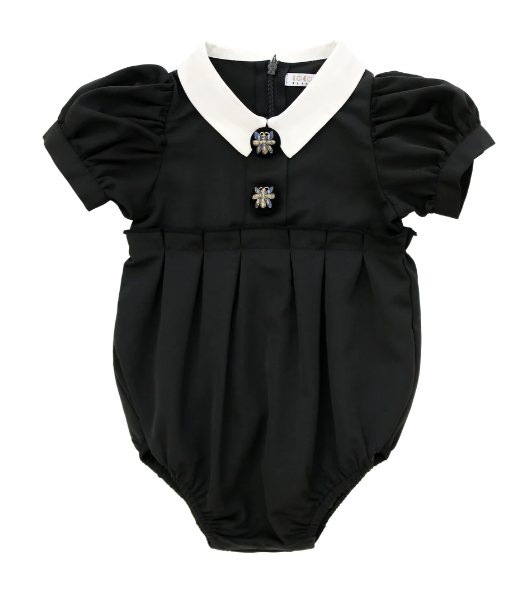 COCO BLANC TAFFETA ROMPER (18M-2Y)