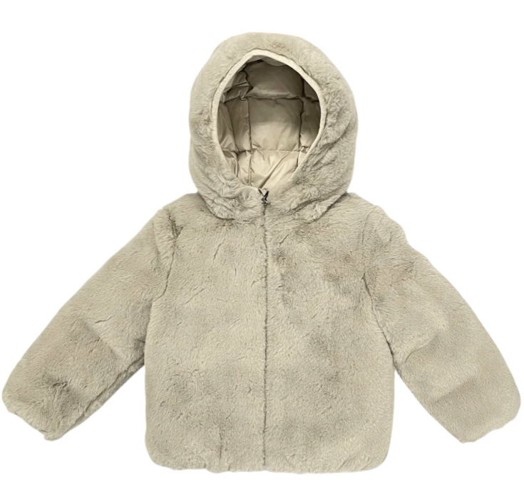 COLMAR BABY FUR HOODED JACKET (24M-36M)