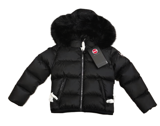 COLMAR HOODED QUILTED JACKET W/FUR (4-16Y)