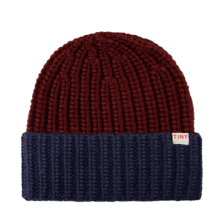 TINY COTTONS COLOR BLOCK BEANIE(OS)