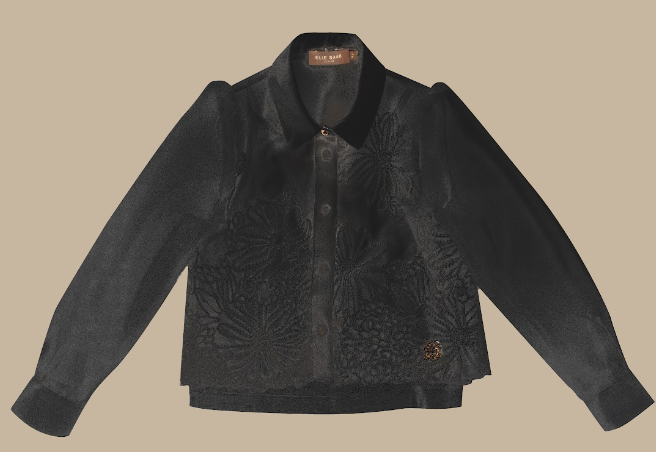 ELIE SAAB EMBROIDERED BLOUSE (16-18A)