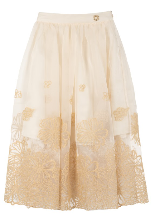 ELIE SAAB EMROIDERY SKIRT (16-18A)