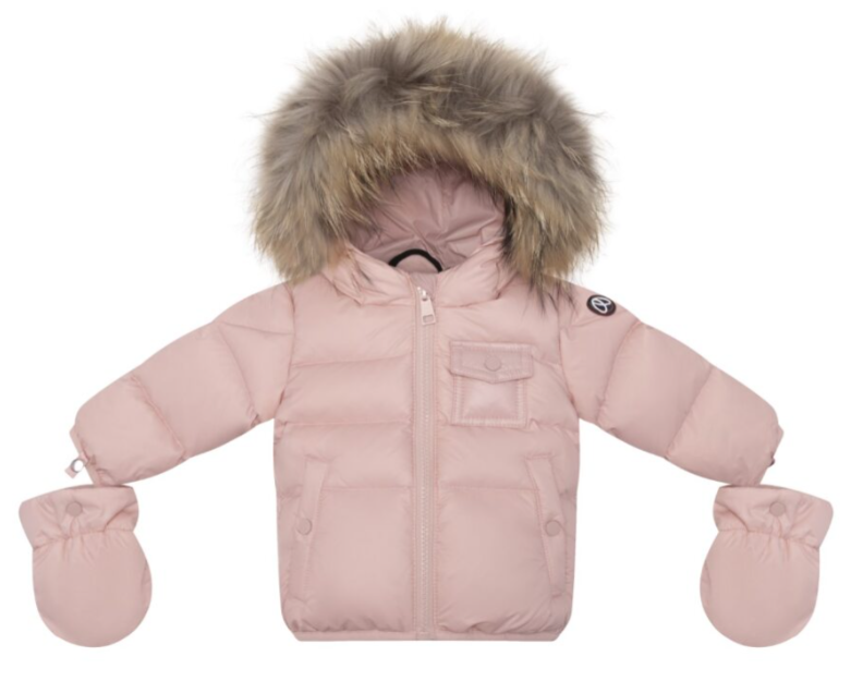 ELLABEE BABY FUR JACKET W/FUR (6M-24M)