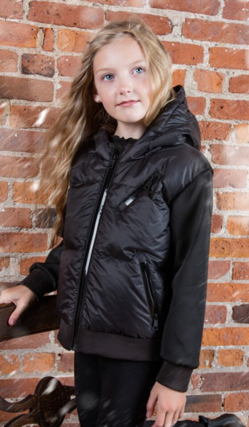 ELLABEE DOWN FUR SPRING BOMBER (4-22Y)