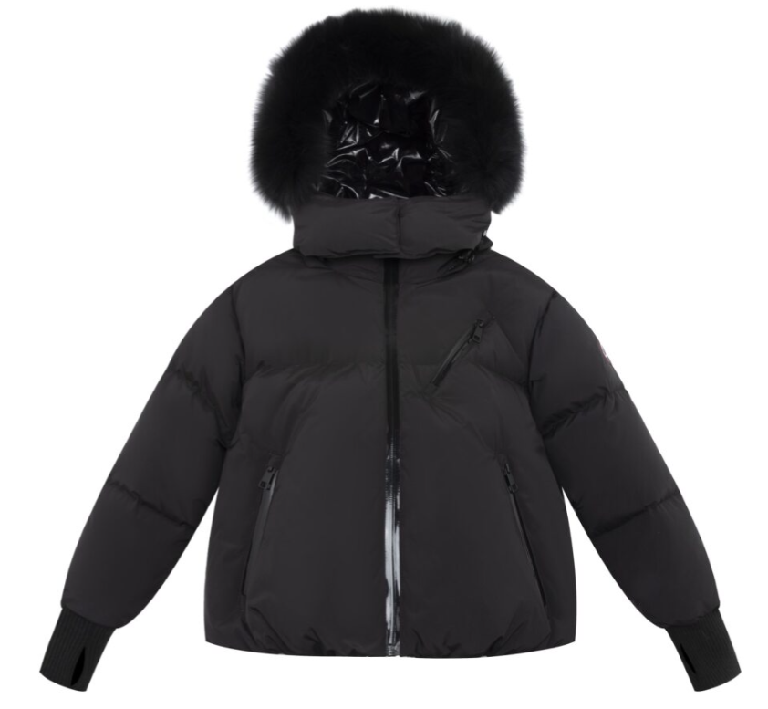 ELLABEE GIRLS ZIP PUFFER W/FUR (4-14Y)