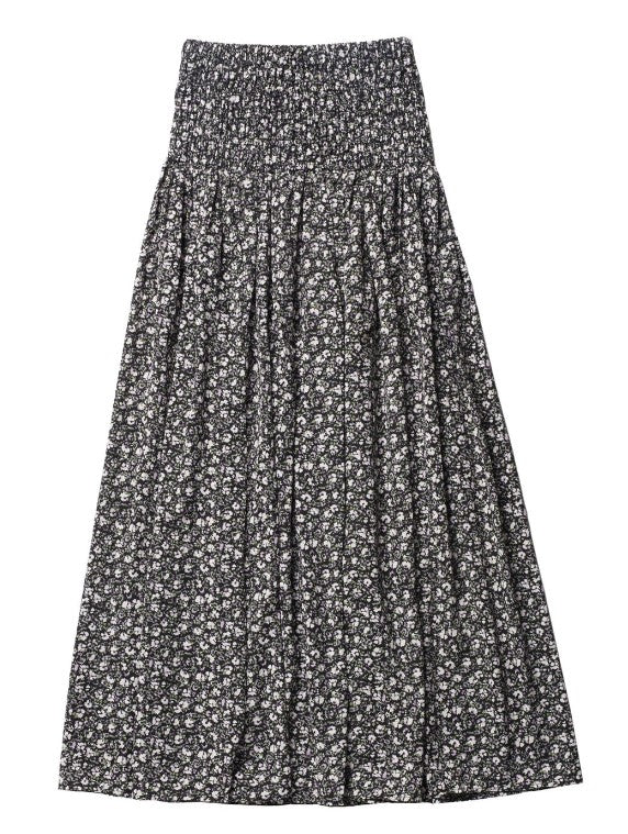 Elle black outlet polka dot skirt