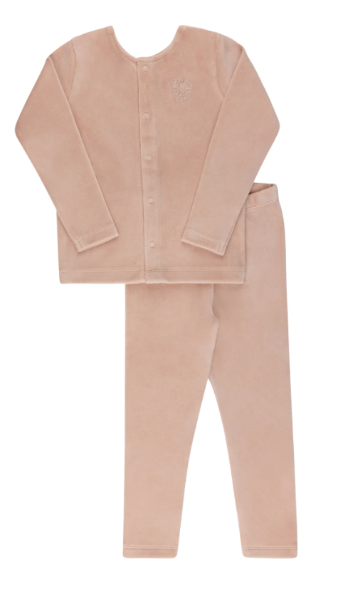 ELY & CO VELOUR FLORAL LOUNGE SET (9M-2T)