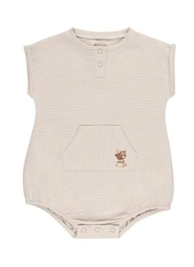 ELY & CO BEAR ROMPER (6M-24M)