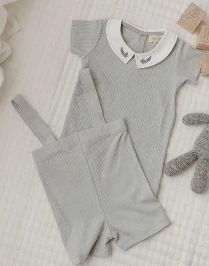 ELY & CO EMBROIDERED COLLAR SET (6M-3T)