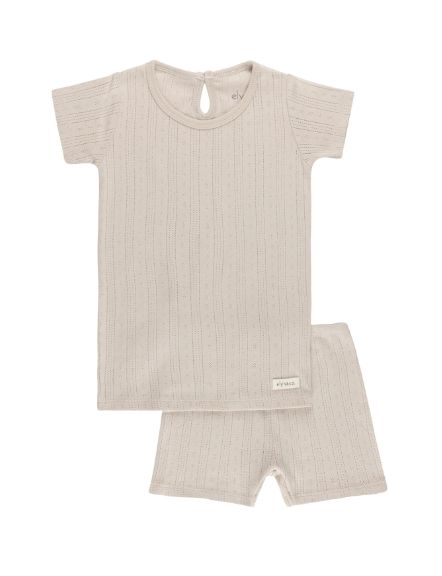 ELY`S & CO POINTELLE LOUNGE SET (6M-2T)