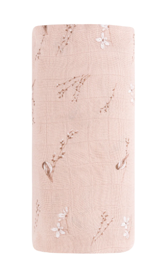 ELY`S & CO VINTAGE BIRDS SWADDLE (OS)
