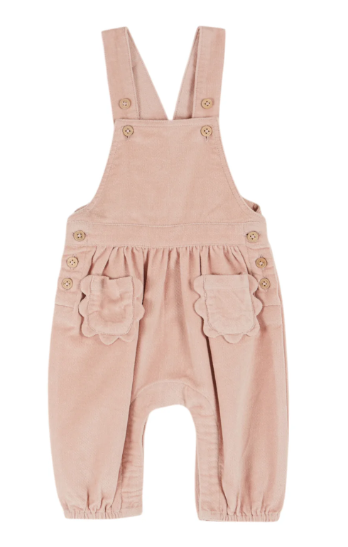 EMILIE & IDA VELOURS JUMPSUIT(12M-2A)