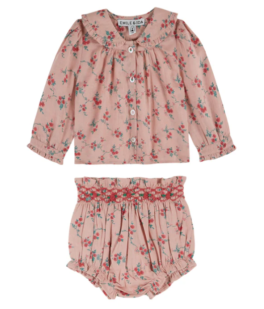 EMILIE & IDA BLOUSE W/BLOOMER(6M-2A)