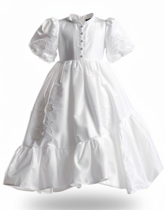 ELOISA VINTAGE PUFF SLEEVE GOWN (3-16Y)