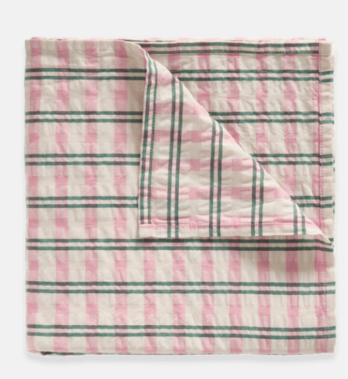 GARBO & FRIENDS SEERSUCKER SWADDLE BLANKET (OS)