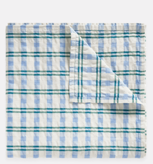 GARBO & FRIENDS SEERSUCKER SWADDLE BLANKET (OS)