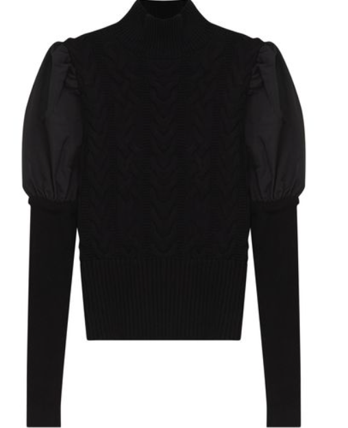 GEM TAFFETA SLEEVE TURTLENECK (S-XL)