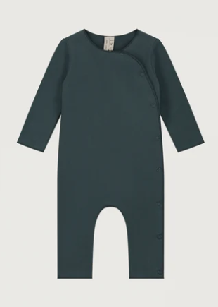 GRAY LABEL BABY SUIT WITH SNAPS (0M-12M)