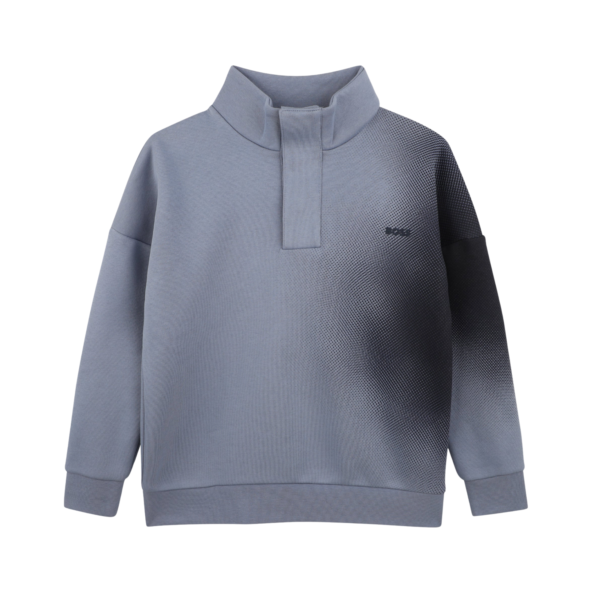 HUGO BOSS FUNNEL NECK HALF ZIP SWEATSHIRT(4-14A) – Klade