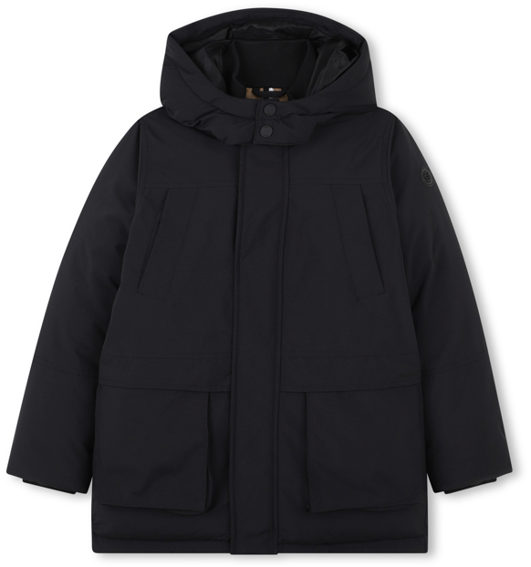 HUGO BOSS HOODED PARKA (6-12A)