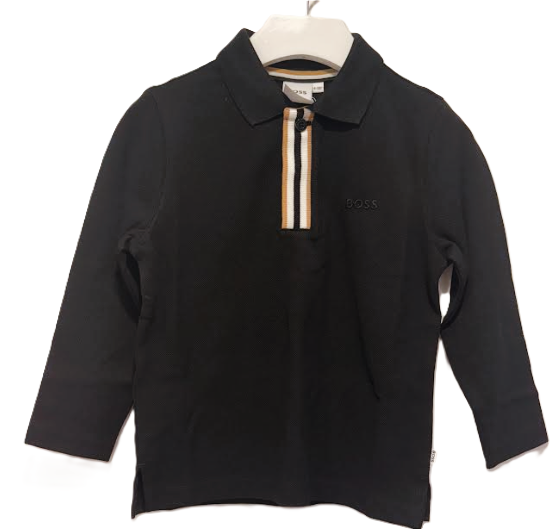HUGO BOSS LONG SLEEVE POLO (4-16A)