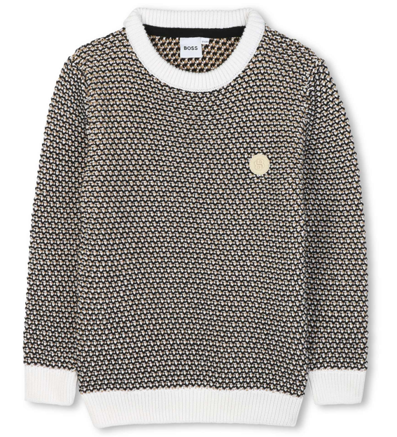 HUGO BOSS MINI ME KNIT SWEATER (4-14A)