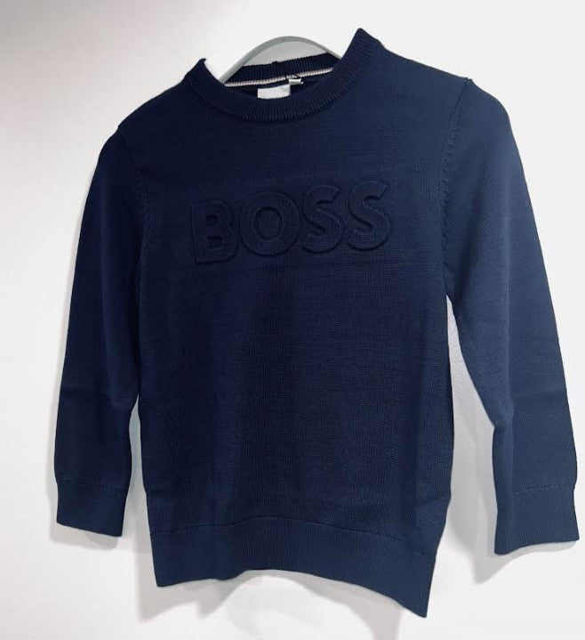 Hugo boss 2025 navy sweatshirt